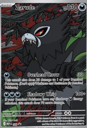 Zarude #88 Pokemon Promo