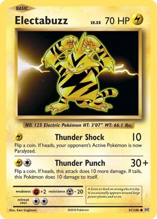 Electabuzz #41 Pokemon Evolutions