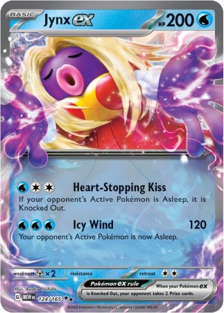 Jynx ex #124 Pokemon Scarlet & Violet 151