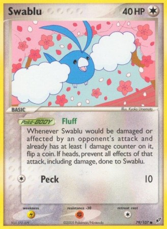 Swablu #79 Pokemon Deoxys