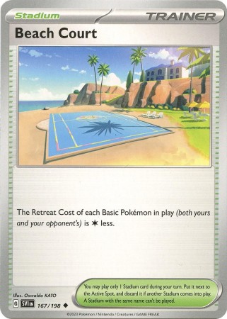 Beach Court #167 Pokemon Scarlet & Violet