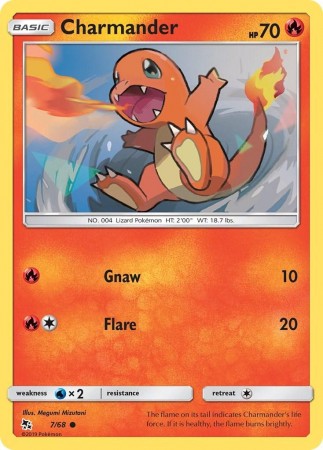 Charmander #7 Pokemon Hidden Fates