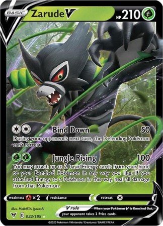 Zarude V #22 Pokemon Vivid Voltage