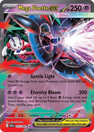 Mega Floette Ex #35 Pokemon Chaos Rising
