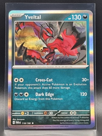 Yveltal #118 Pokemon Paradox Rift