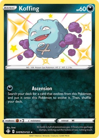 Koffing #SV076 Pokemon Shining Fates