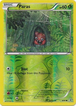 Paras [Reverse Holo] #6 Pokemon Generations