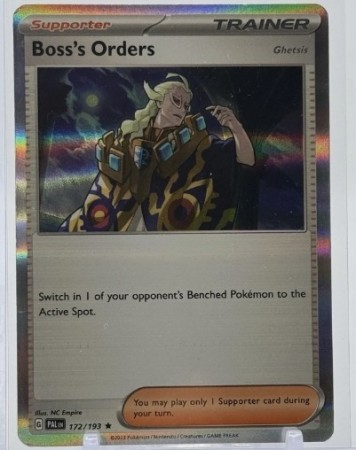 Boss's Orders [Holo] #172 Pokemon Paldea Evolved