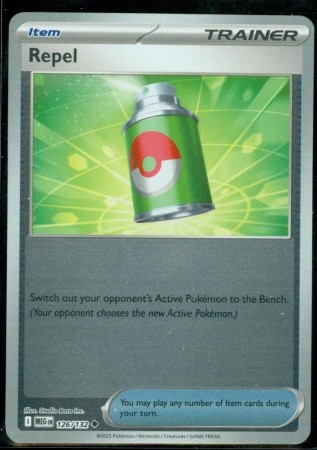 Repel [Reverse Holo] #126 Pokemon Mega Evolution