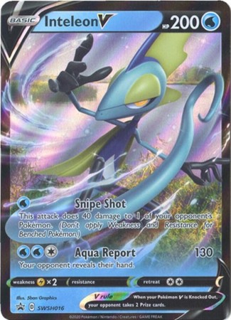 Inteleon V #SWSH016 Pokemon Promo