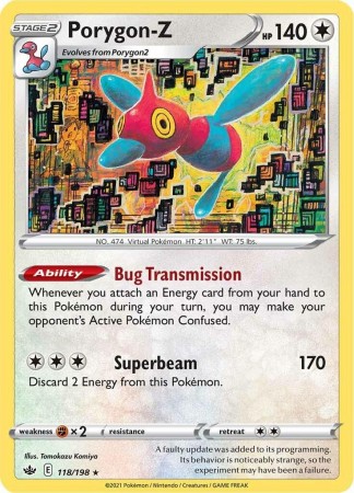 Porygon-Z #118 Pokemon Chilling Reign