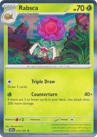 Rabsca [Holo] #14 Pokemon Surging Sparks