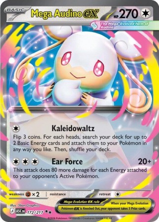 Mega Audino ex #172 Pokemon Ascended Heroes