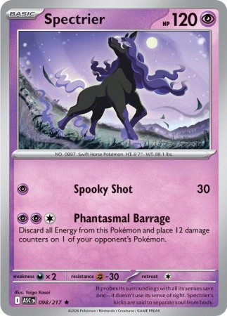 Spectrier #98 Pokemon Ascended Heroes