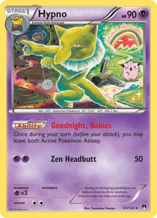 Hypno #51 Pokemon BREAKpoint