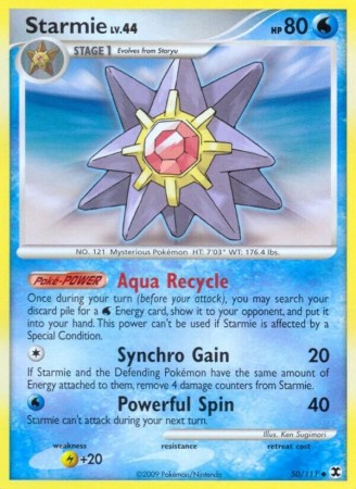 Starmie #50 Pokemon Rising Rivals