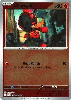Charcadet [Reverse Holo] #11 Pokemon Pitch Black