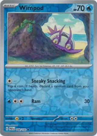 Wimpod [Reverse Holo] #48 Pokemon Paradox Rift