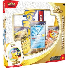 Pokémon MEGA: 30th Celebration Poster Collection Box (Zapdos, Articuno & Moltres) (3 Pack) (ENG)