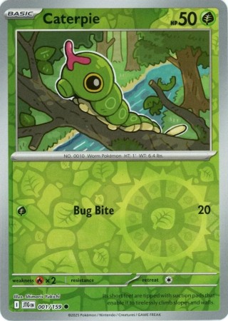 Caterpie [Reverse Holo] #1 Pokemon Journey Together 