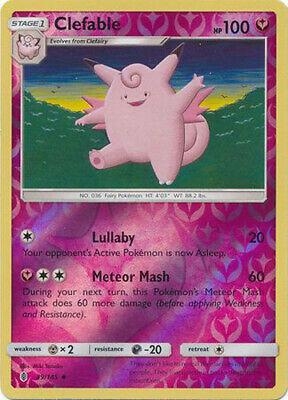 Clefable [Reverse Holo] #89 Pokemon Guardians Rising