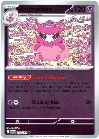 Aromatisse [Reverse Holo] #36 Pokemon Perfect Order