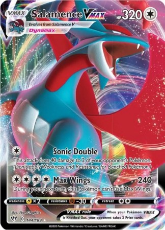 Salamence VMAX #144 Pokemon Darkness Ablaze